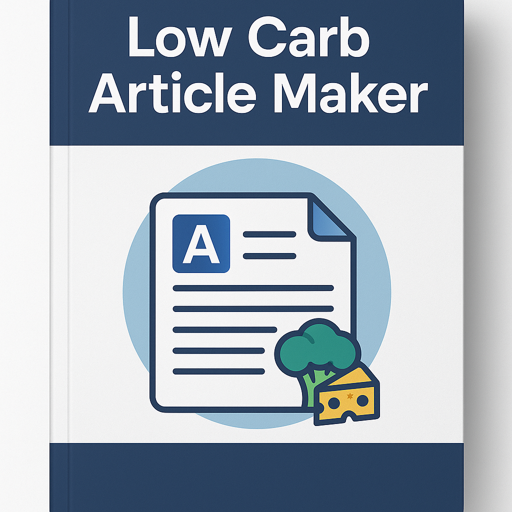 Low Carb Article Maker