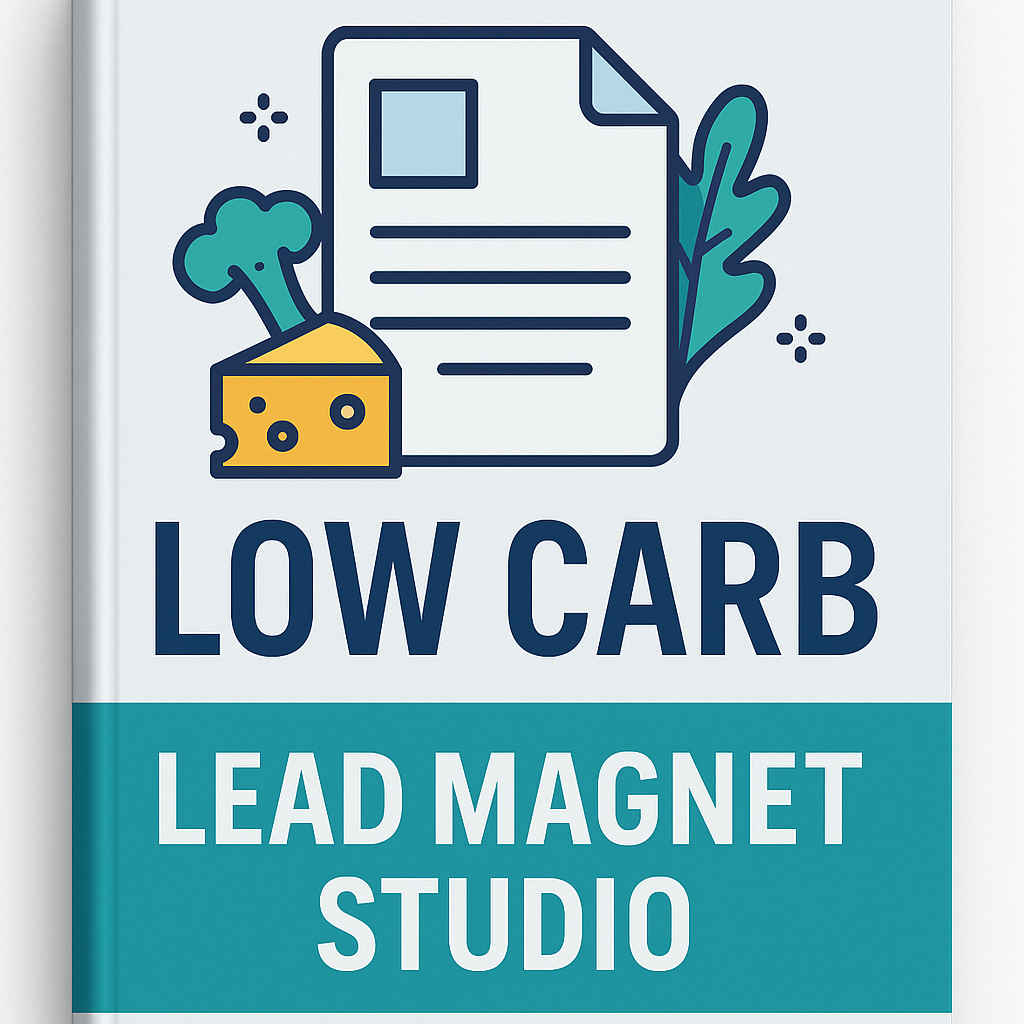 Low Carb Lead Magnet Studio